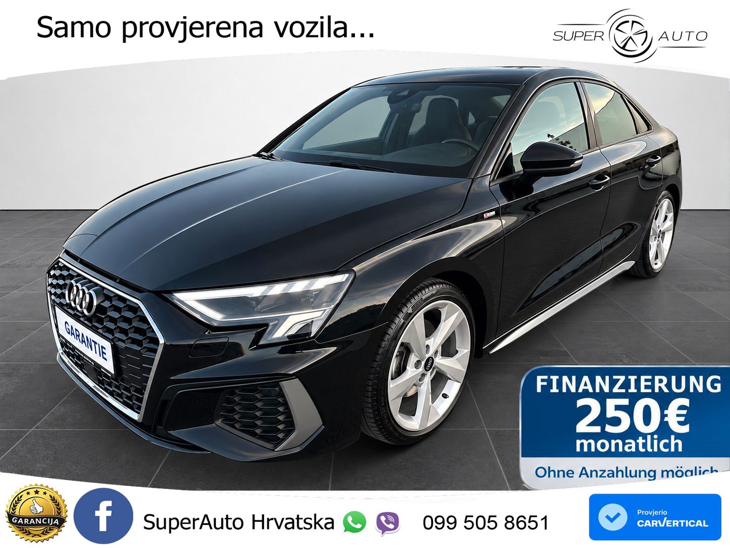 Audi A3 Limuzina 35 TFSI (150 KS) S tronic S line