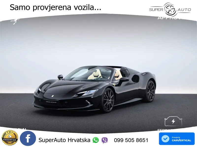 Ferrari 296 GTS 3.0 V6 (830 KS) F1 DCT ZRAČNI+ACC+GR SJED+KAM