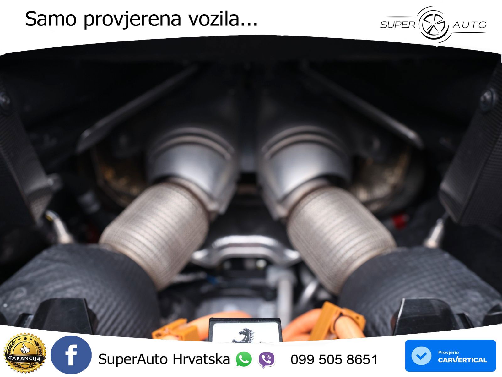 Ferrari 296 GTS 3.0 V6 (830 KS) F1 DCT ZRAČNI+ACC+GR SJED+KAM