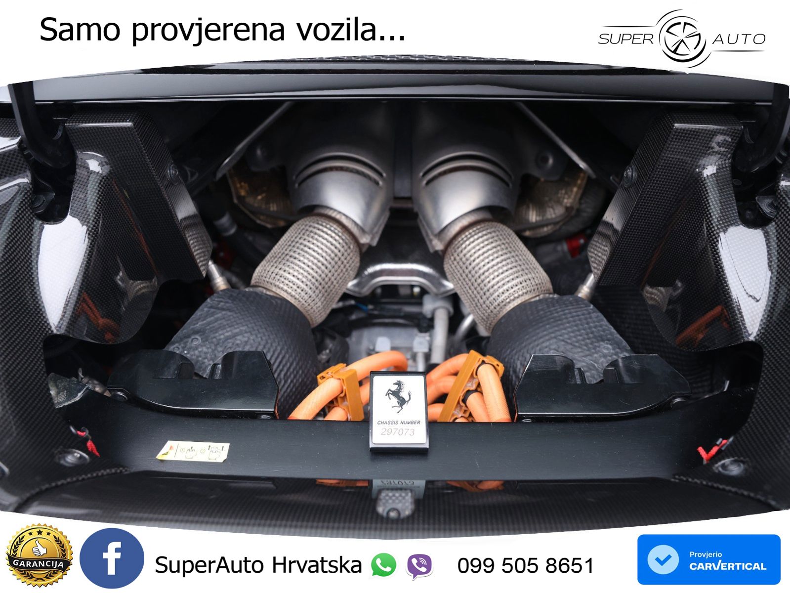 Ferrari 296 GTS 3.0 V6 (830 KS) F1 DCT ZRAČNI+ACC+GR SJED+KAM