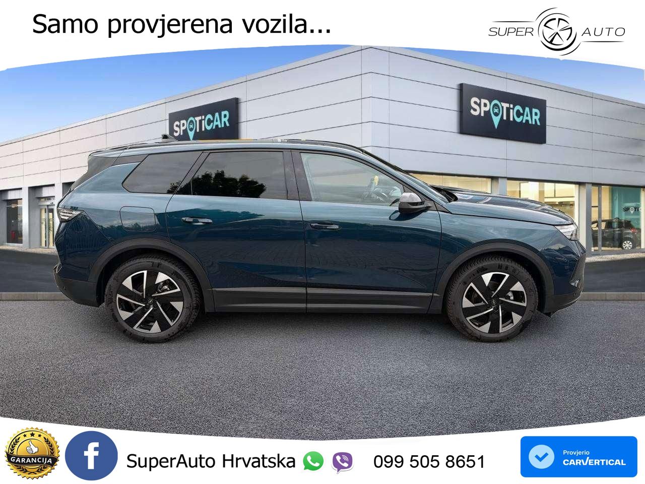 Opel Grandland 1.2 Turbo (145 KS) Hybrid eDCT GS LED+GR SJED+ACC