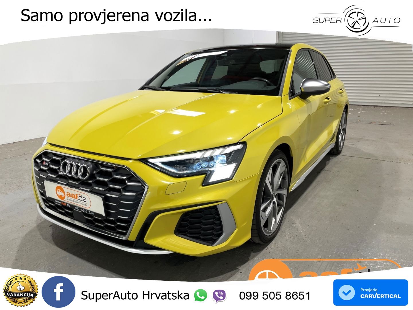 Audi S3 2.0 TFSI (310 KS) quattro S tronic MATRIX+GR SJED+KAM