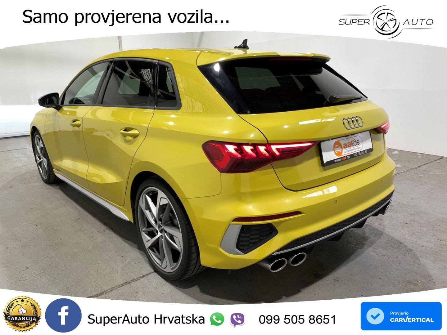 Audi S3 2.0 TFSI (310 KS) quattro S tronic MATRIX+GR SJED+KAM