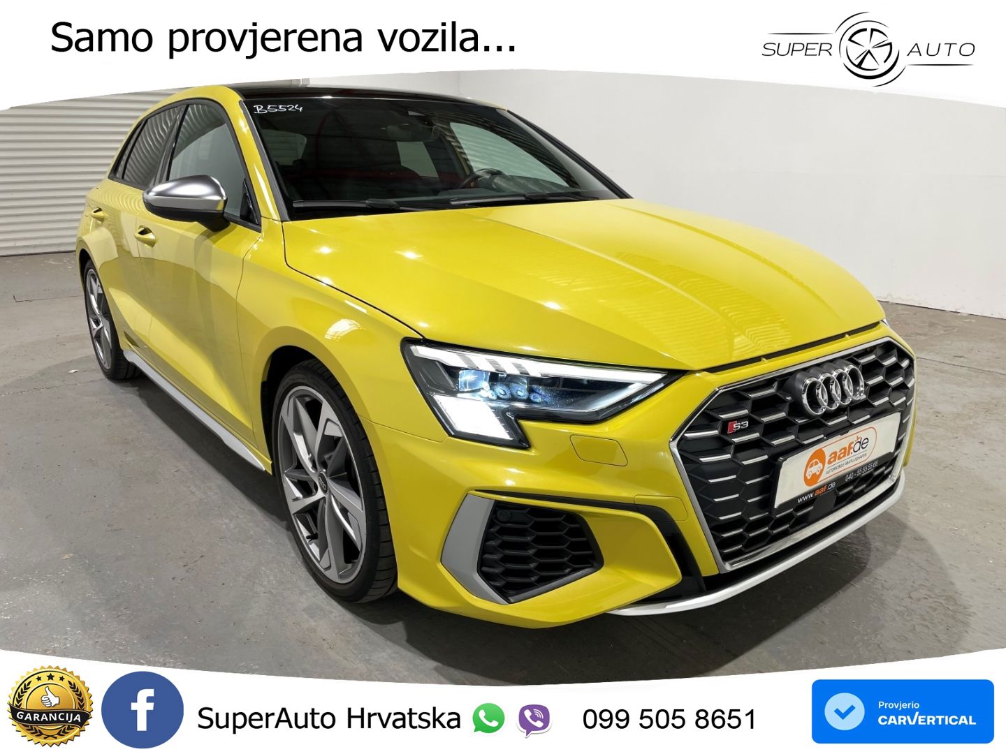 Audi S3 2.0 TFSI (310 KS) quattro S tronic MATRIX+GR SJED+KAM