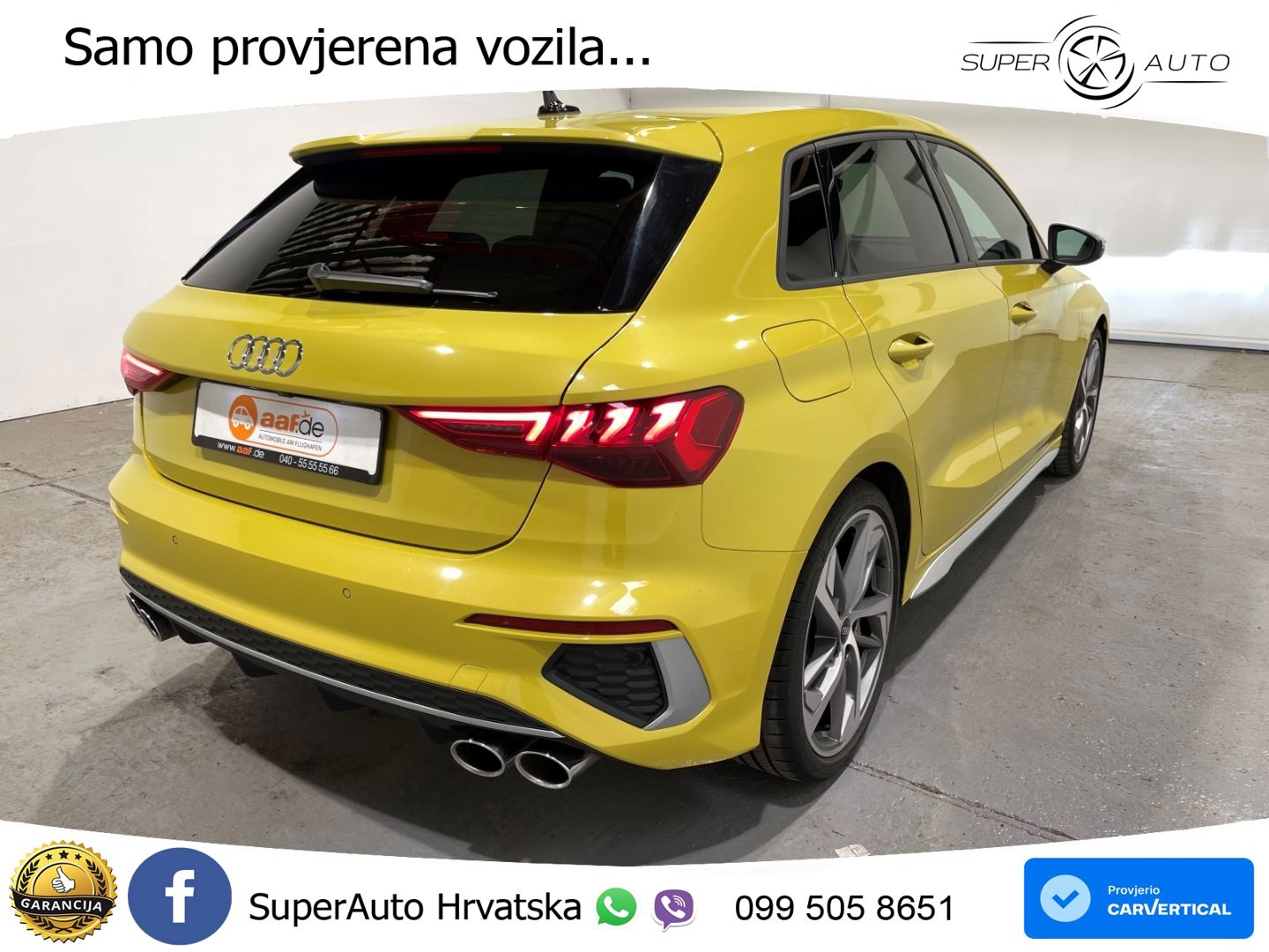 Audi S3 2.0 TFSI (310 KS) quattro S tronic MATRIX+GR SJED+KAM