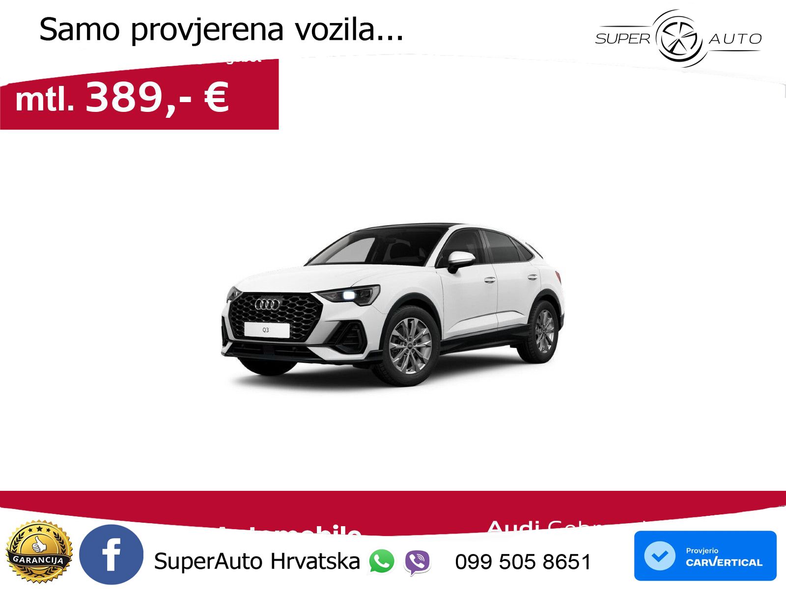 Audi Q3 Sportback 35 TFSI (150 KS) S tronic