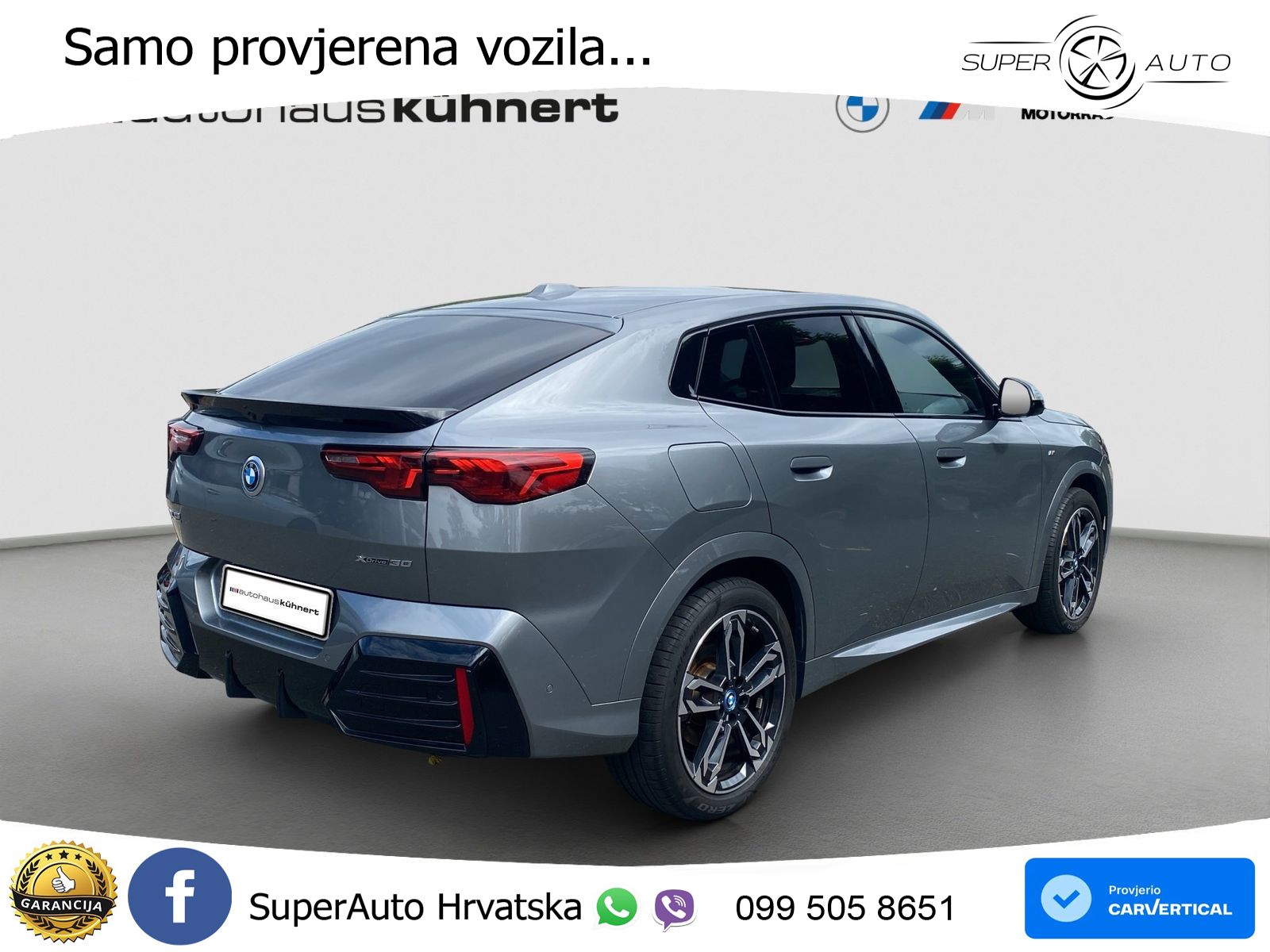 BMW iX2 66.5 kWh (313 KS) xDrive30