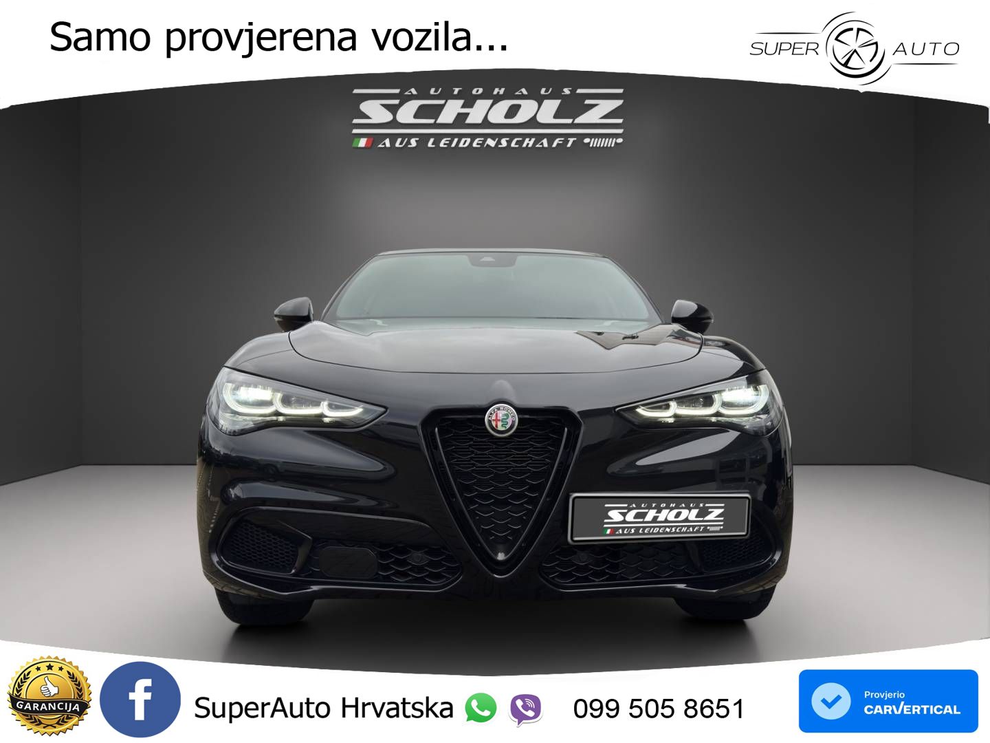 Alfa Romeo Stelvio 2.2 MultiJet II (210 KS) Q4 Automatic LED+GR SJED+ACC