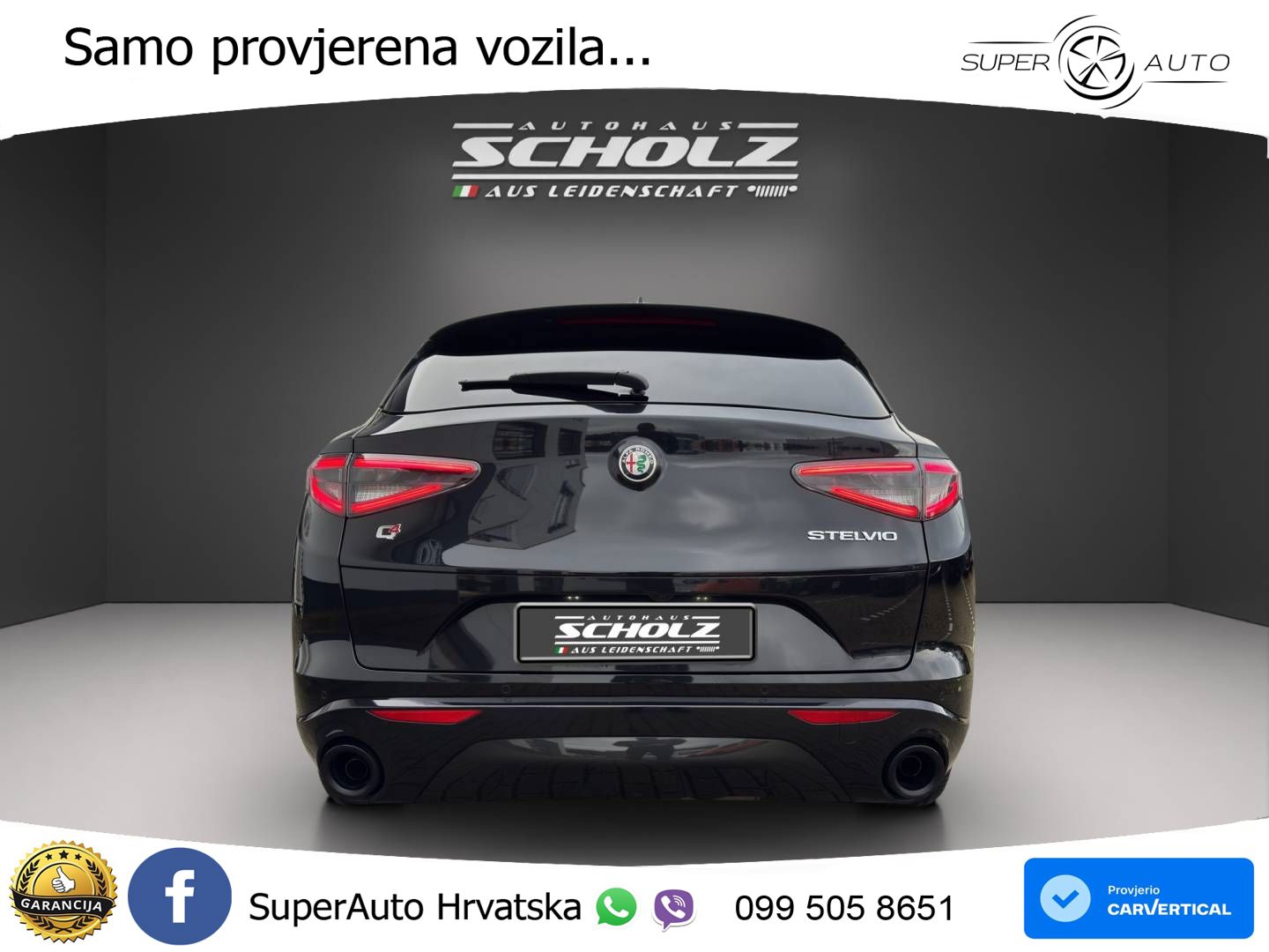 Alfa Romeo Stelvio 2.2 MultiJet II (210 KS) Q4 Automatic LED+GR SJED+ACC
