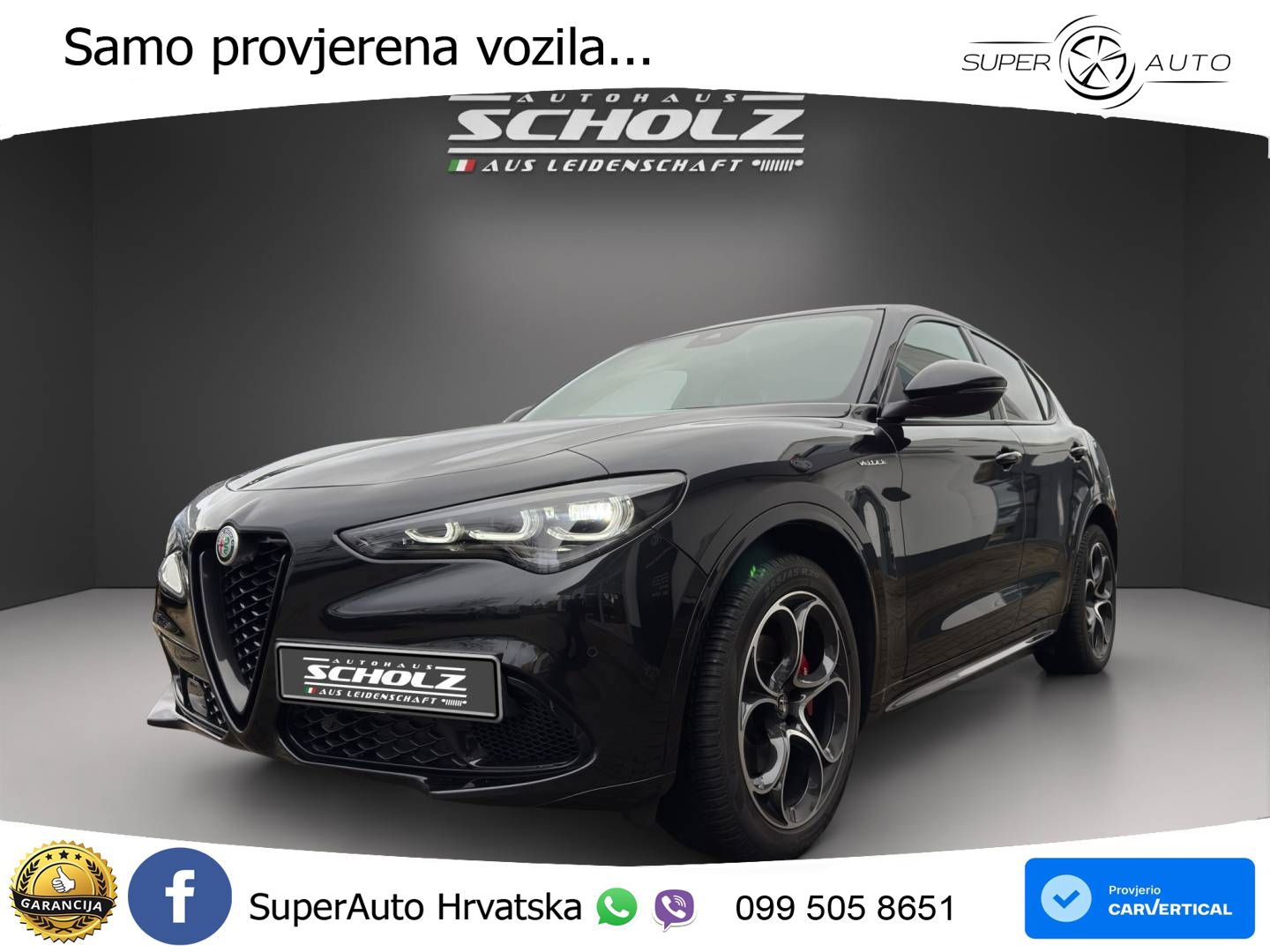 Alfa Romeo Stelvio 2.2 MultiJet II (210 KS) Q4 Automatic LED+GR SJED+ACC