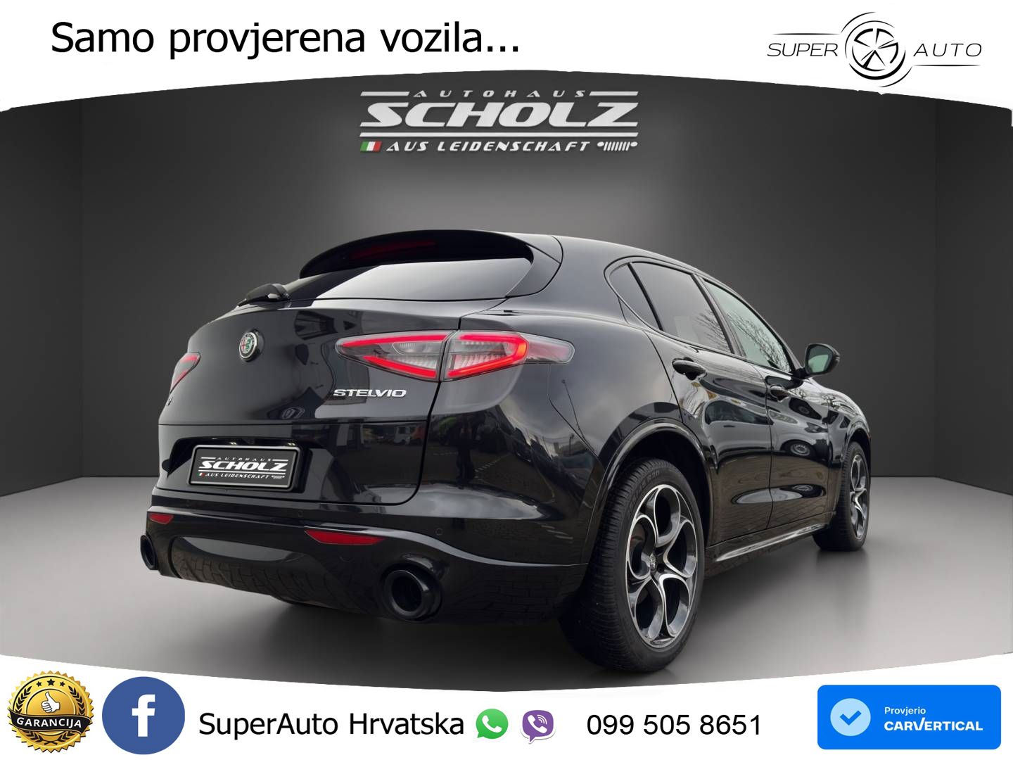 Alfa Romeo Stelvio 2.2 MultiJet II (210 KS) Q4 Automatic LED+GR SJED+ACC