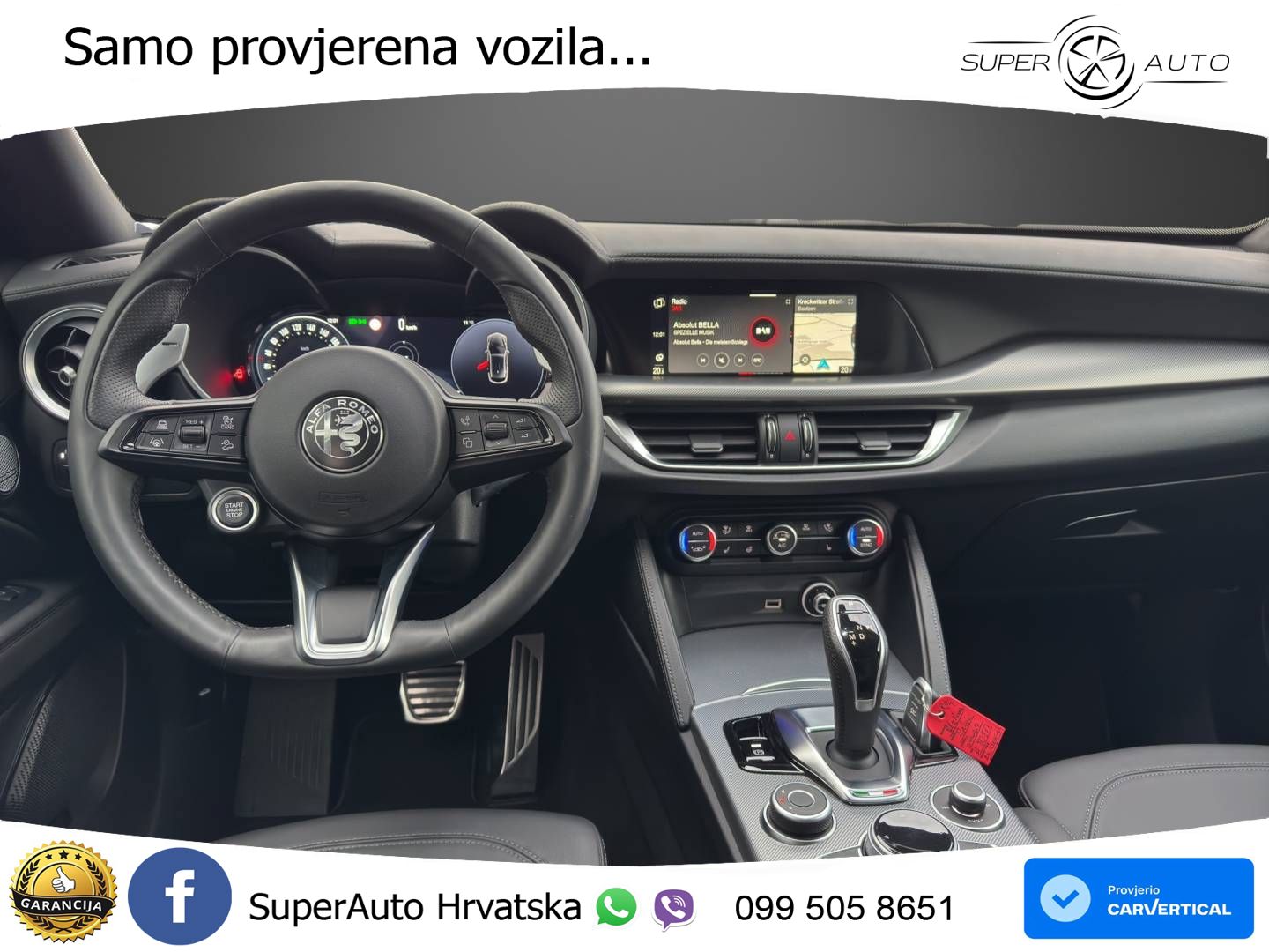 Alfa Romeo Stelvio 2.2 MultiJet II (210 KS) Q4 Automatic LED+GR SJED+ACC
