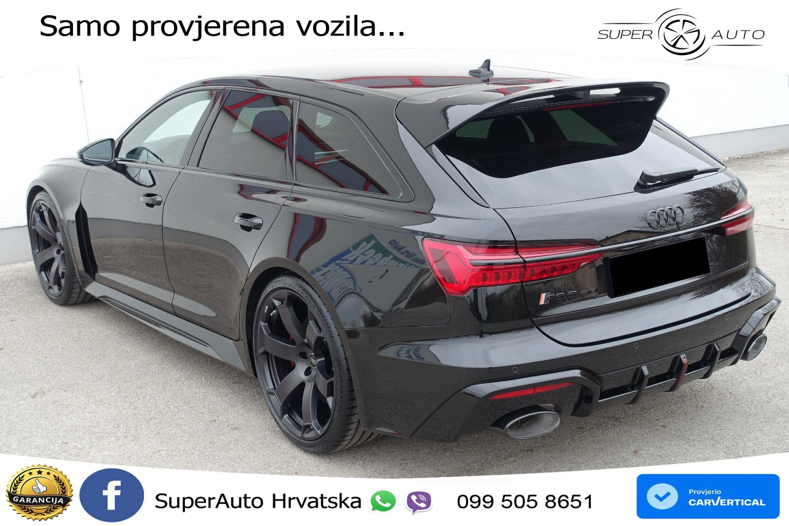 Audi RS6 Avant GT 4.0 TFSI V8 (630 KS) quattro tiptronic LED+GR SJED+ACC