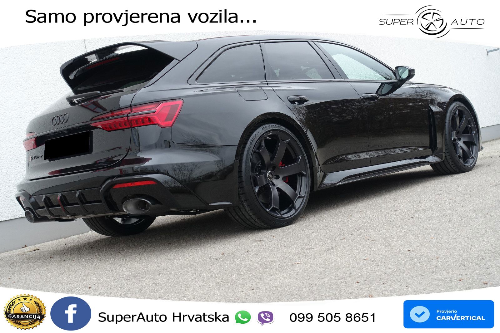 Audi RS6 Avant GT 4.0 TFSI V8 (630 KS) quattro tiptronic LED+GR SJED+ACC