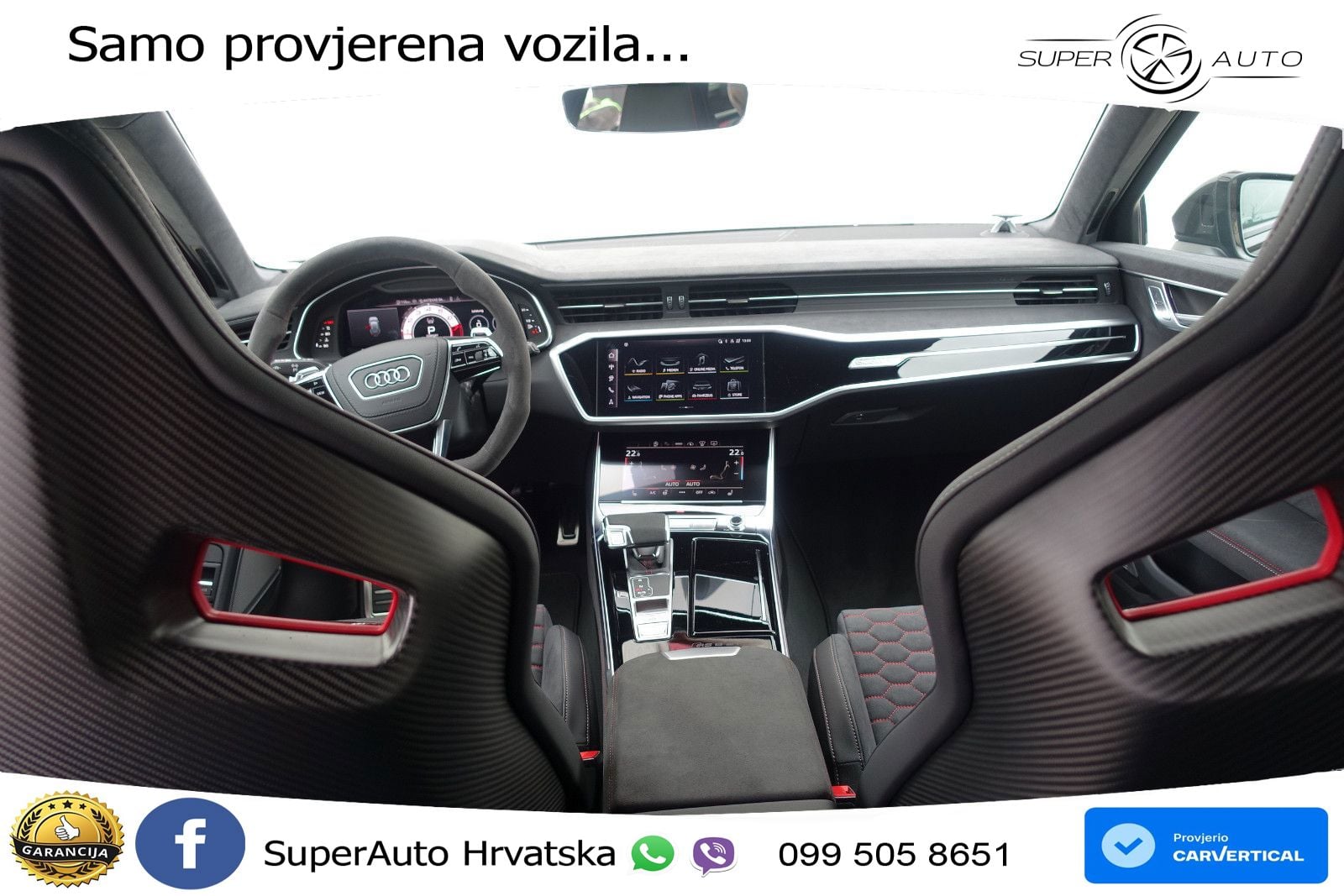 Audi RS6 Avant GT 4.0 TFSI V8 (630 KS) quattro tiptronic LED+GR SJED+ACC