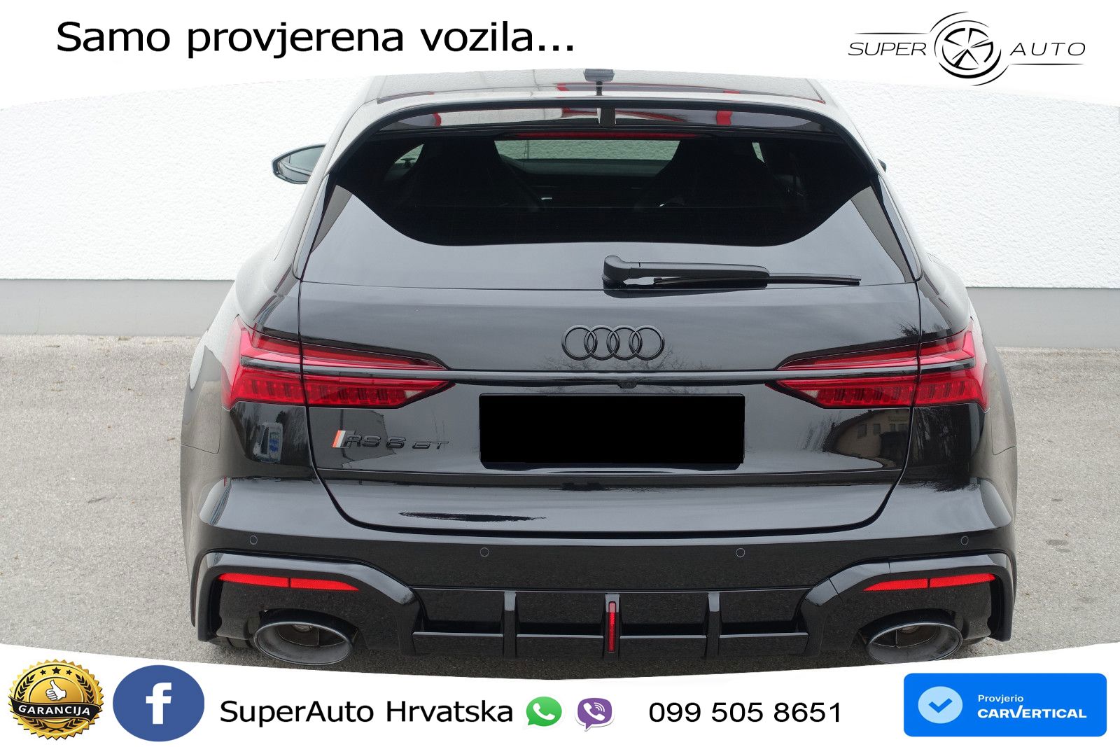 Audi RS6 Avant GT 4.0 TFSI V8 (630 KS) quattro tiptronic LED+GR SJED+ACC