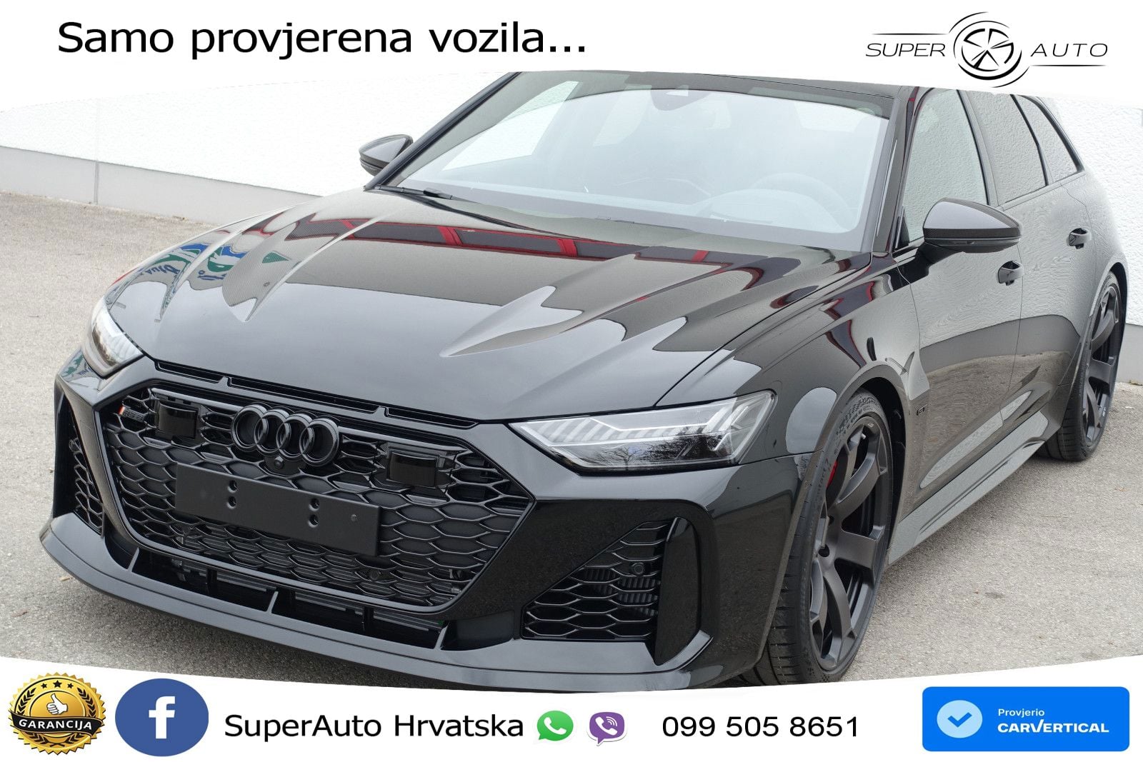 Audi RS6 Avant GT 4.0 TFSI V8 (630 KS) quattro tiptronic LED+GR SJED+ACC