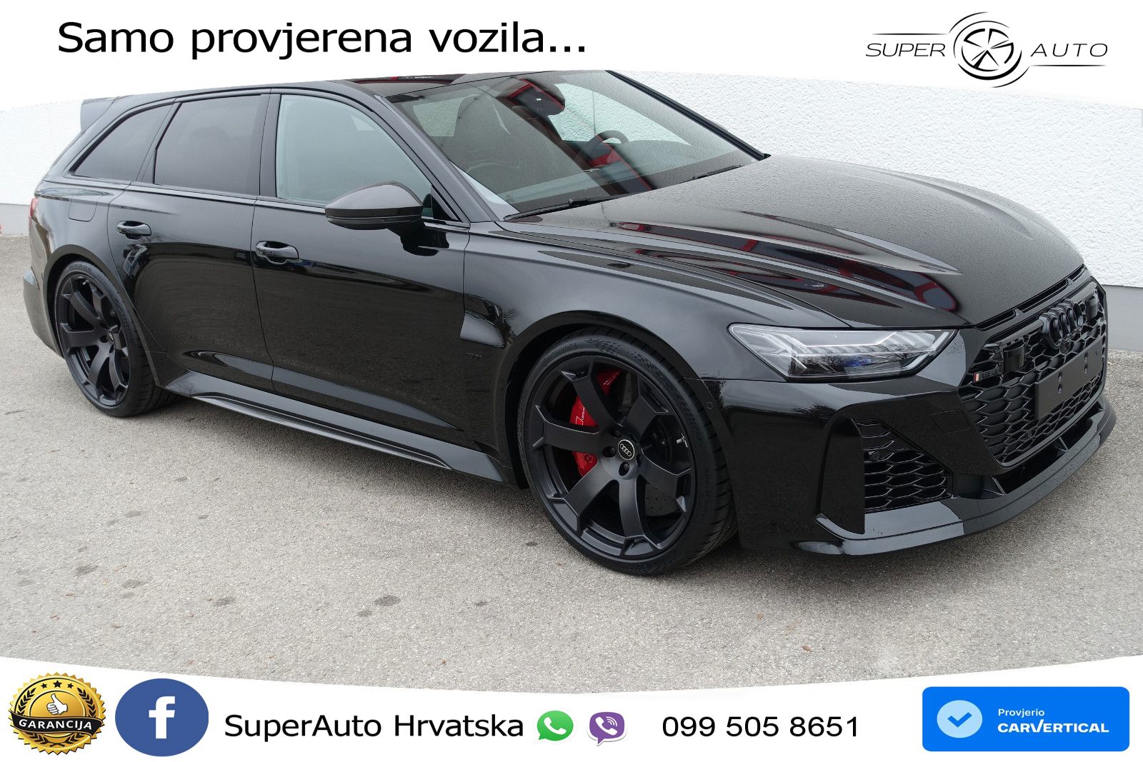 Audi RS6 Avant GT 4.0 TFSI V8 (630 KS) quattro tiptronic LED+GR SJED+ACC