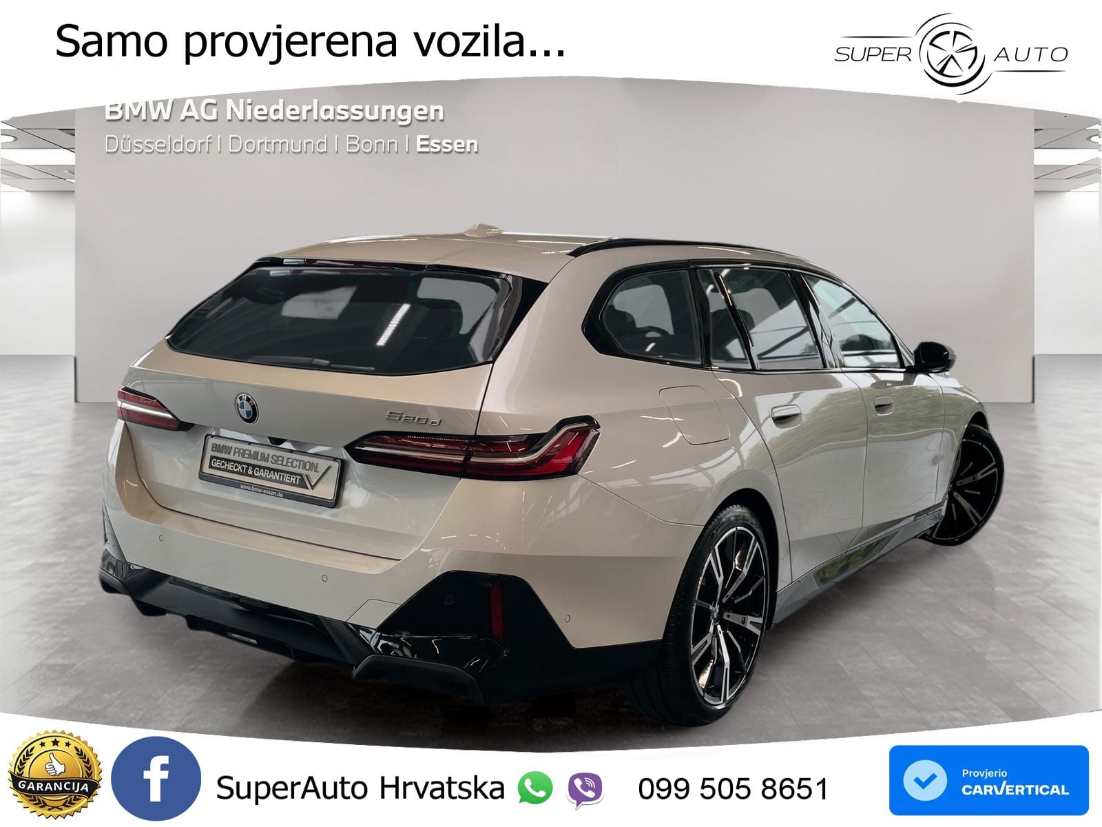 BMW 520d Touring (197 KS) Steptronic M Sport LED+GR SJED+ACC