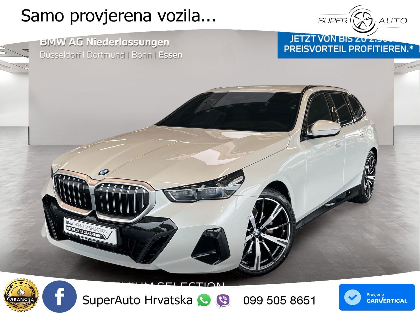 BMW 520d Touring (197 KS) Steptronic M Sport LED+GR SJED+ACC