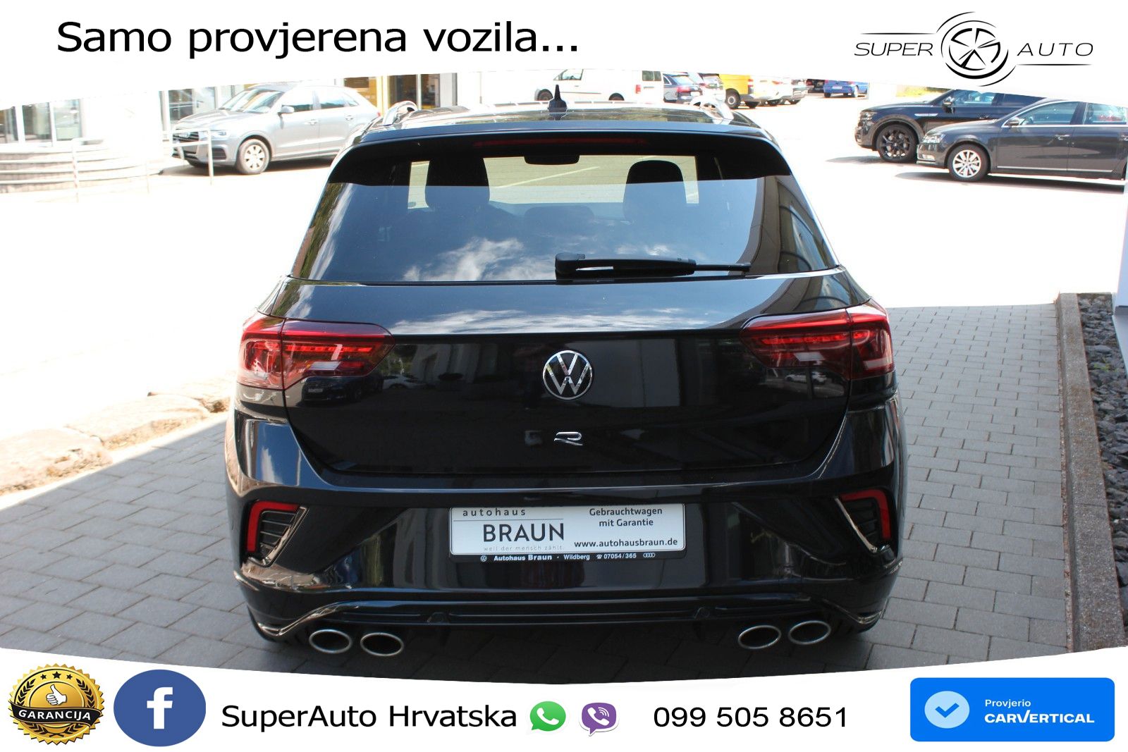 Volkswagen T-Roc I R 2.0 TSI (300 KS) OPF 4M DSG LED+GR SJED+ACC