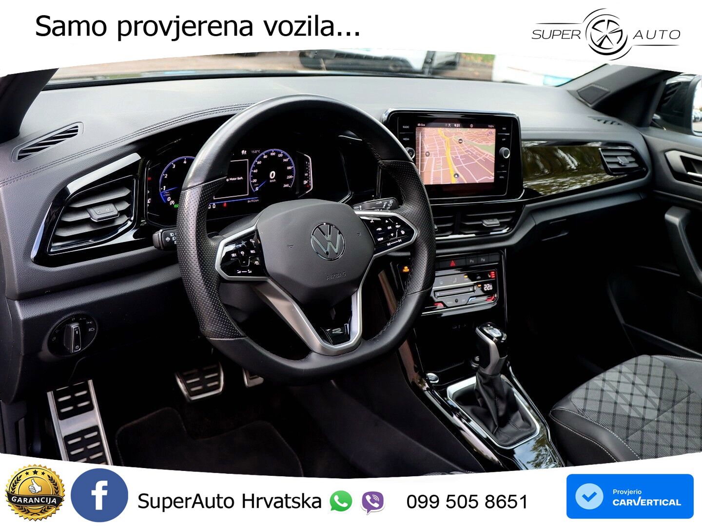 Volkswagen T-Roc 1.5 TSI (150 KS) DSG R-Line LED+GR SJED+ACC