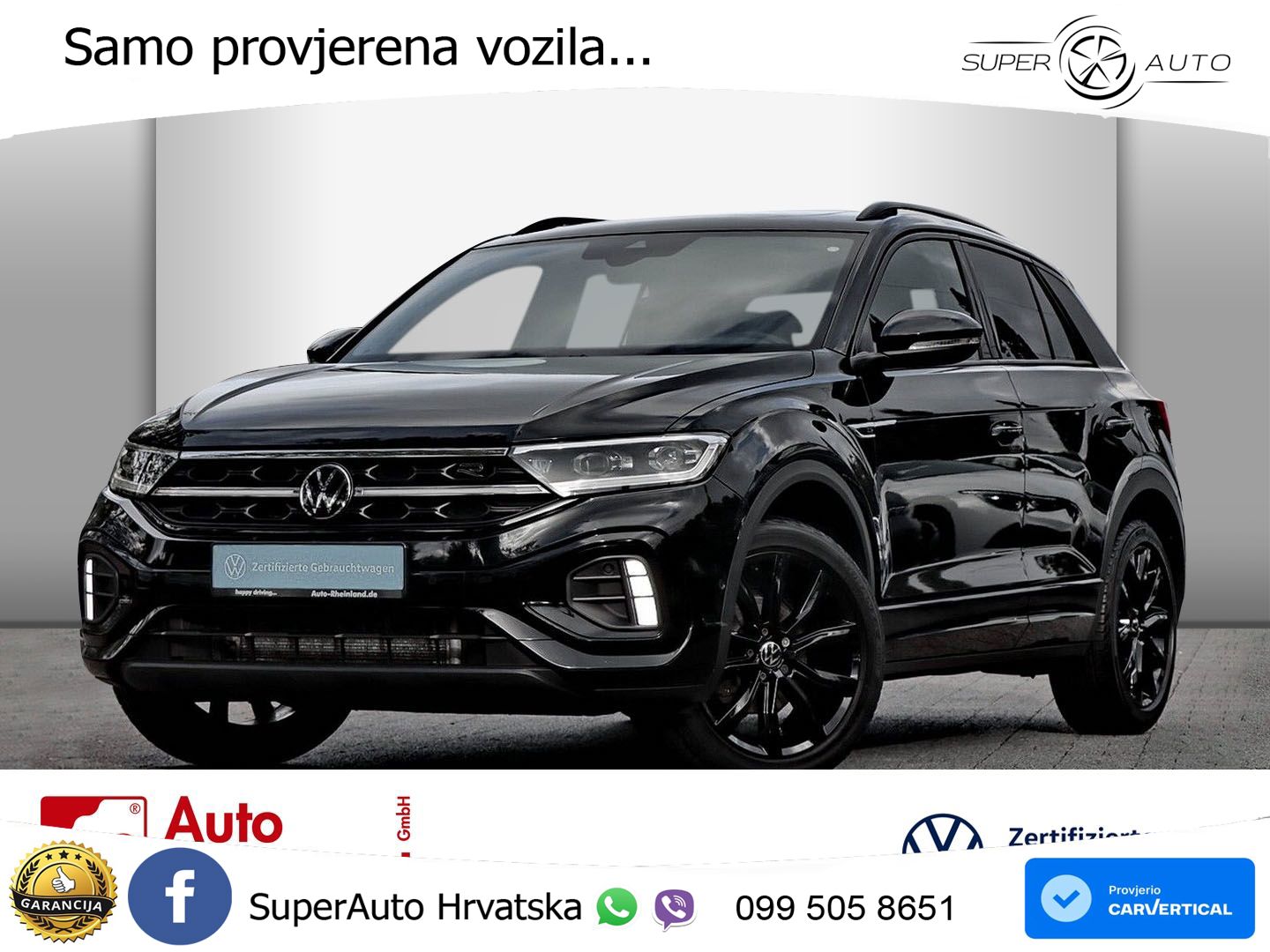 Volkswagen T-Roc 1.5 TSI (150 KS) DSG R-Line LED+GR SJED+ACC