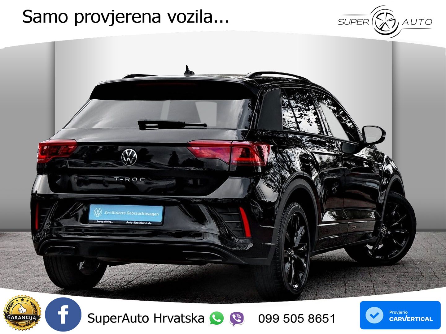 Volkswagen T-Roc 1.5 TSI (150 KS) DSG R-Line LED+GR SJED+ACC