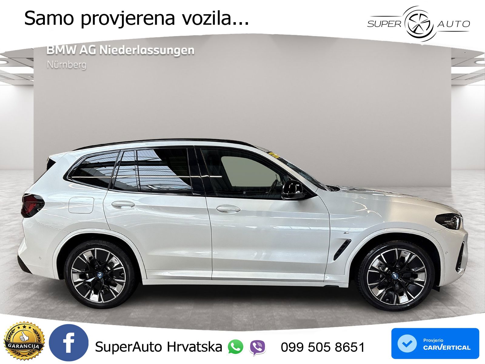 BMW iX3 80 kWh (286 KS) M Sport ACC+HEAD+GR SJED+360+PANO
