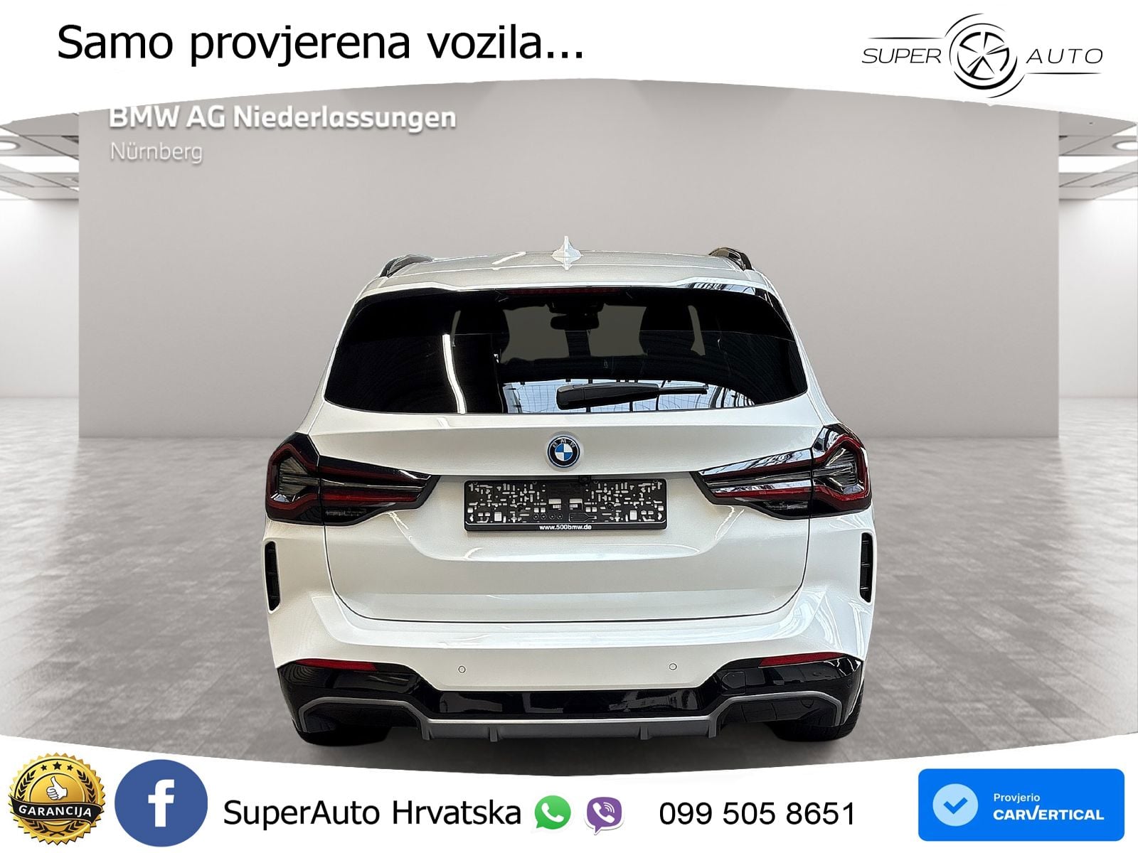 BMW iX3 80 kWh (286 KS) M Sport ACC+HEAD+GR SJED+360+PANO