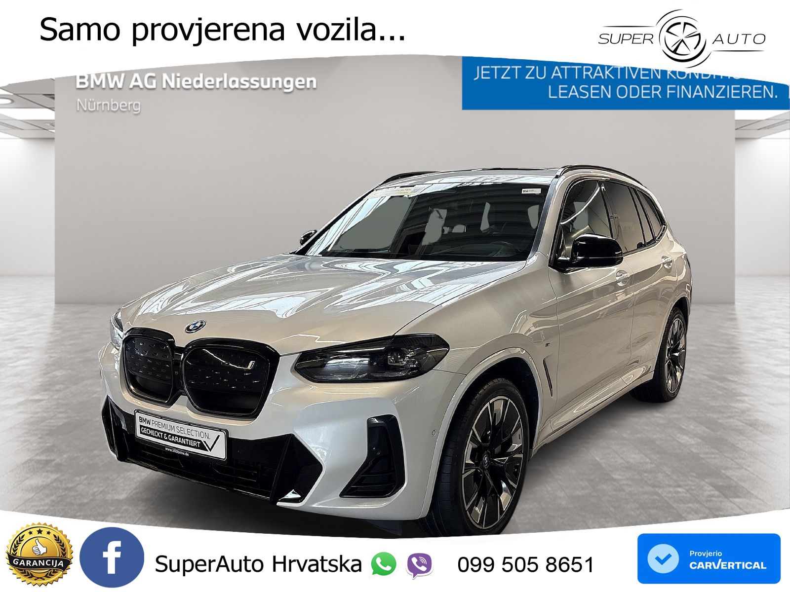 BMW iX3 80 kWh (286 KS) M Sport ACC+HEAD+GR SJED+360+PANO