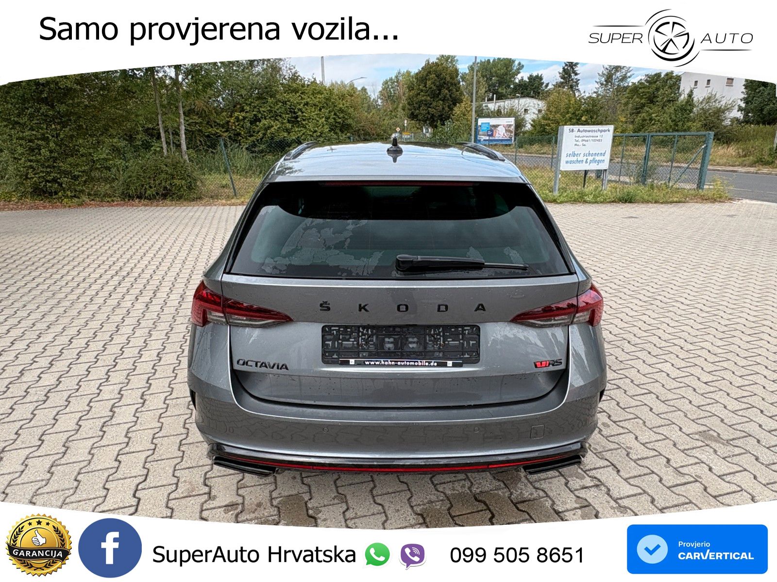 Škoda Octavia Combi RS 2.0 TDI (200 KS) DSG LED+GR SJED+ACC
