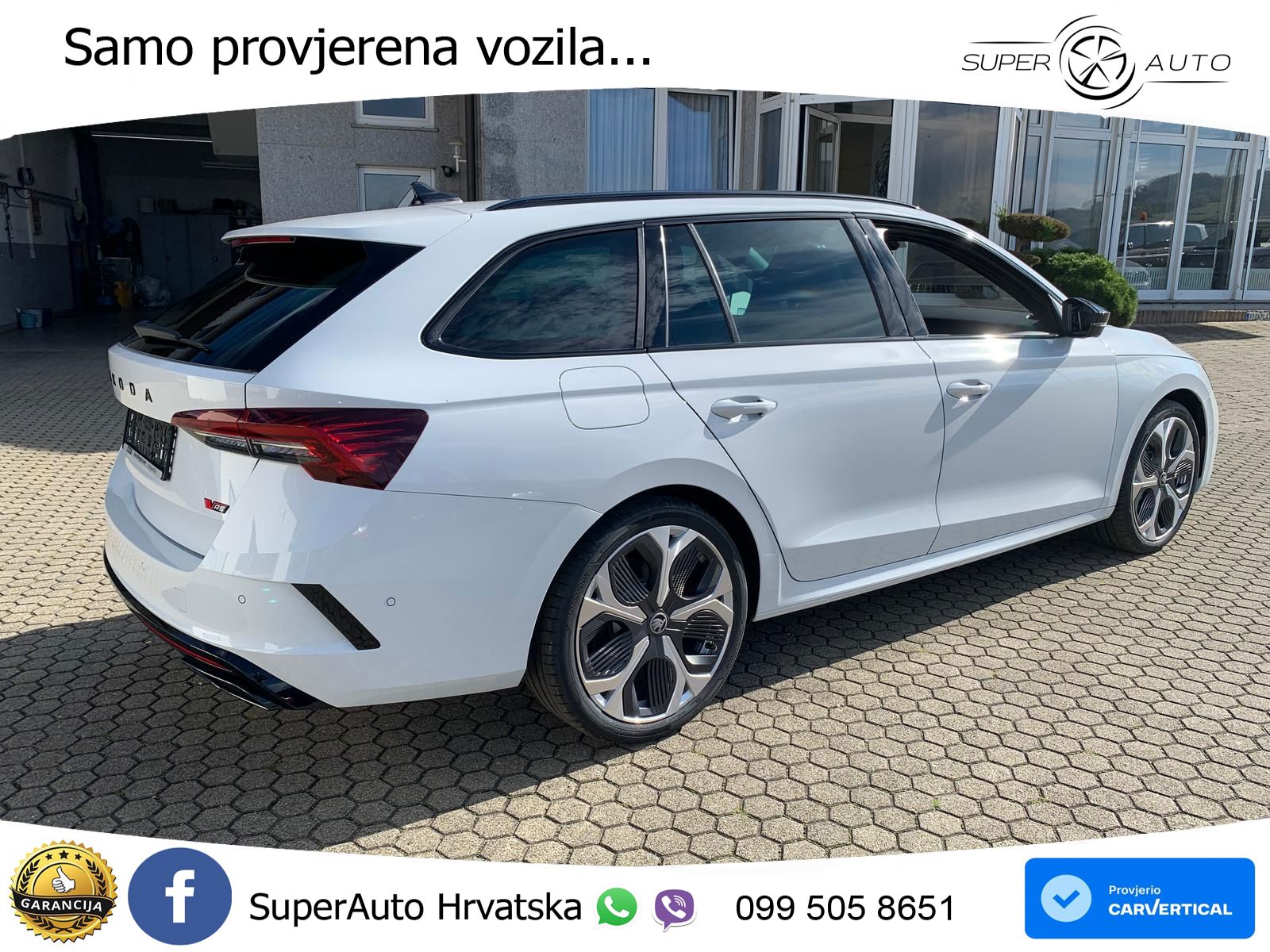 Škoda Octavia Combi RS 2.0 TSI (265 KS) DSG MATRIX+GR SJED+KAM