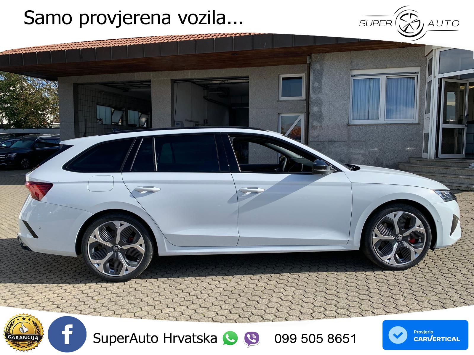 Škoda Octavia Combi RS 2.0 TSI (265 KS) DSG MATRIX+GR SJED+KAM