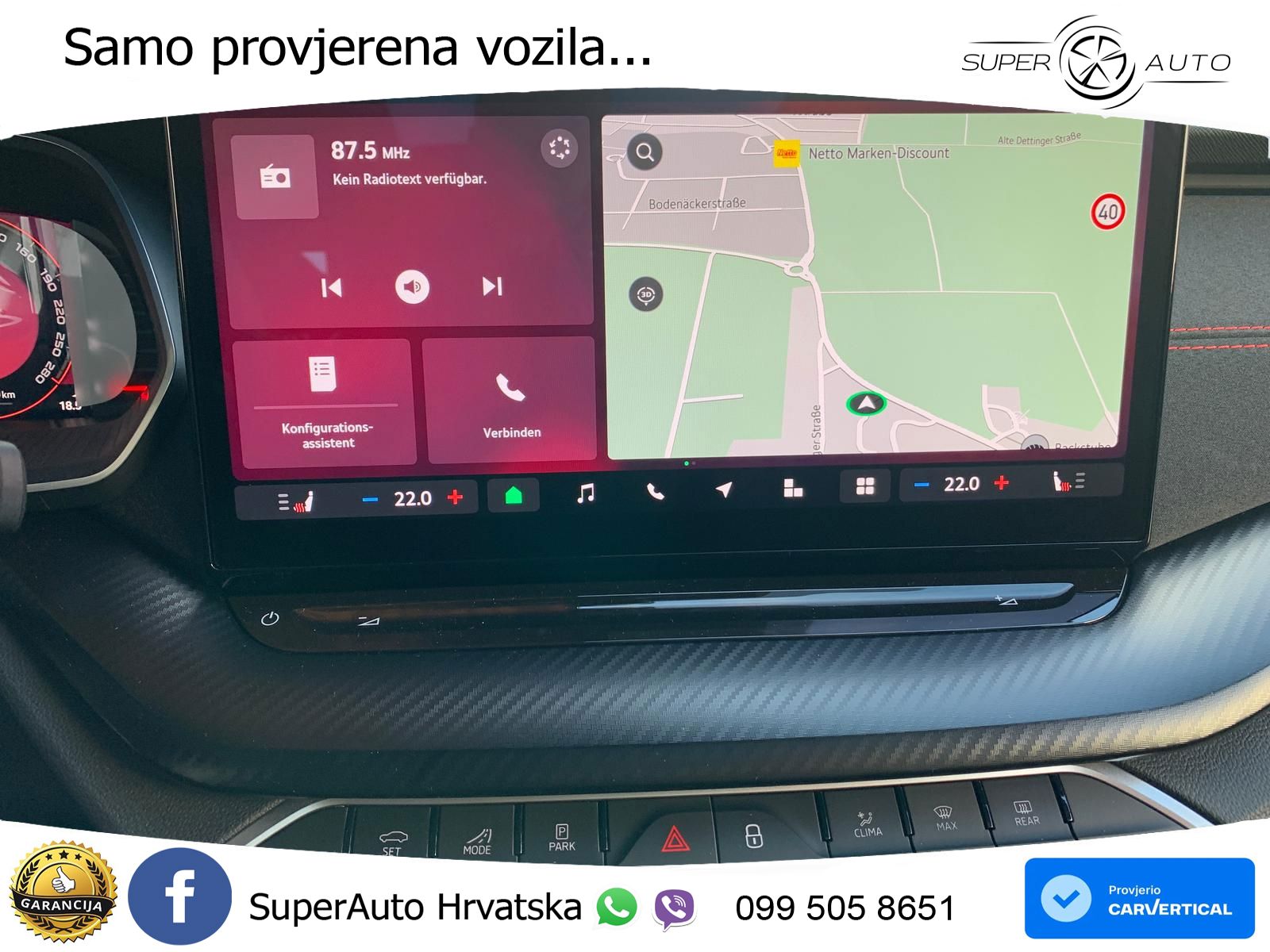 Škoda Octavia Combi RS 2.0 TSI (265 KS) DSG MATRIX+GR SJED+KAM