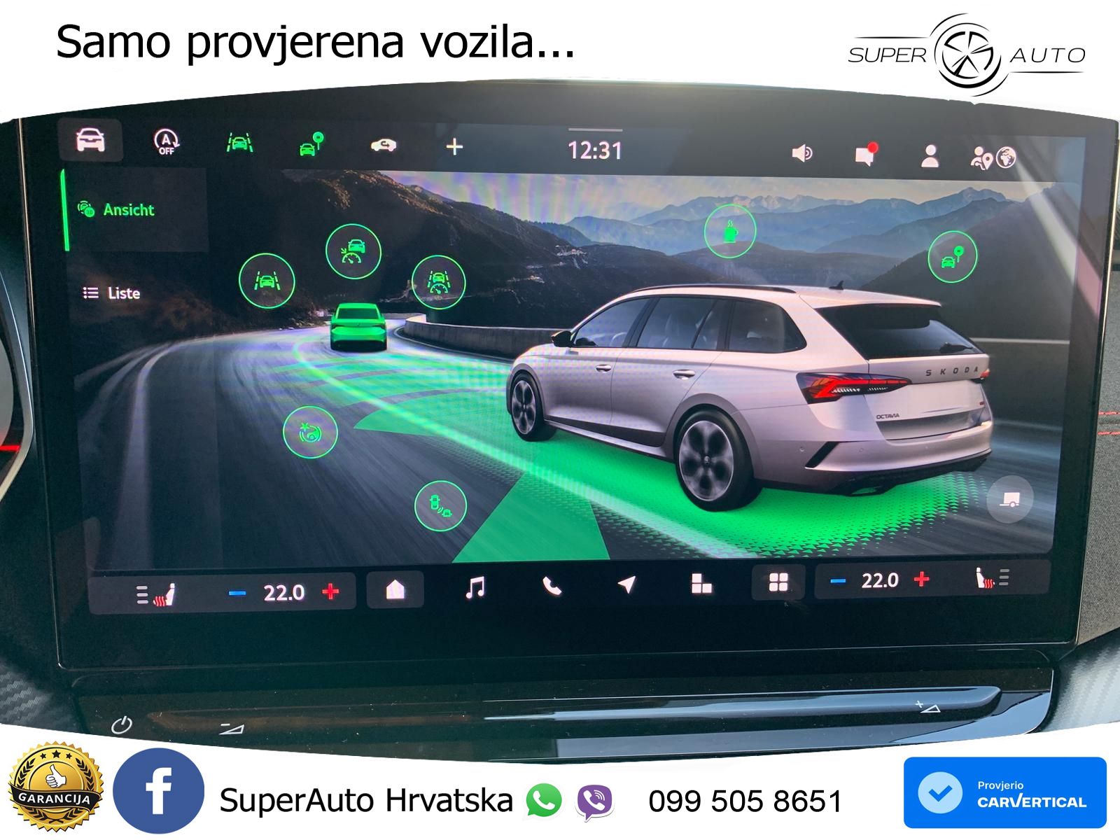 Škoda Octavia Combi RS 2.0 TSI (265 KS) DSG MATRIX+GR SJED+KAM