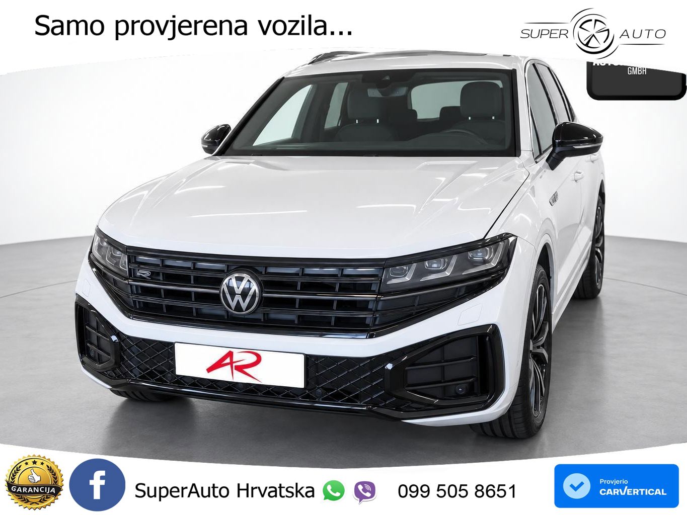 Volkswagen Touareg 3.0 V6 TDI (231 KS) 4MOTION Tiptronic R-Line ZRAČNI+ACC+GR SJED+KAM+PANO