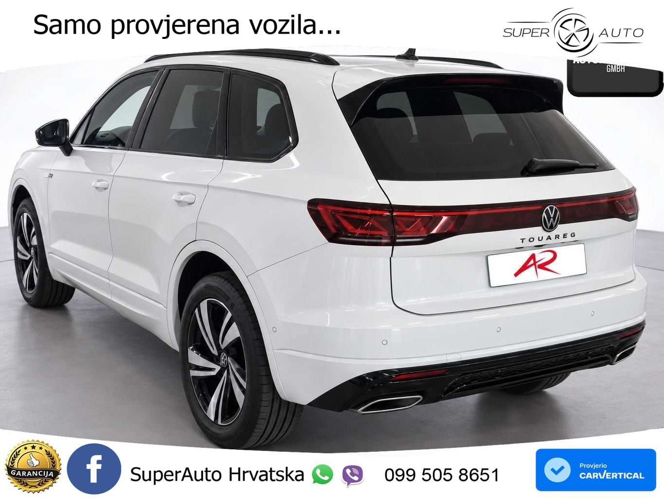Volkswagen Touareg 3.0 V6 TDI (231 KS) 4MOTION Tiptronic R-Line ZRAČNI+ACC+GR SJED+KAM+PANO