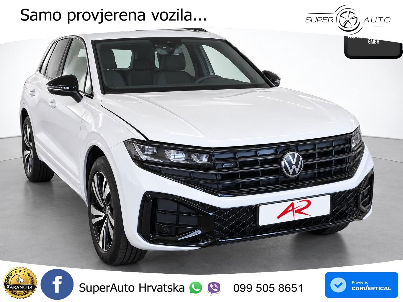 Volkswagen Touareg 3.0 V6 TDI (231 KS) 4MOTION Tiptronic R-Line ZRAČNI+ACC+GR SJED+KAM+PANO