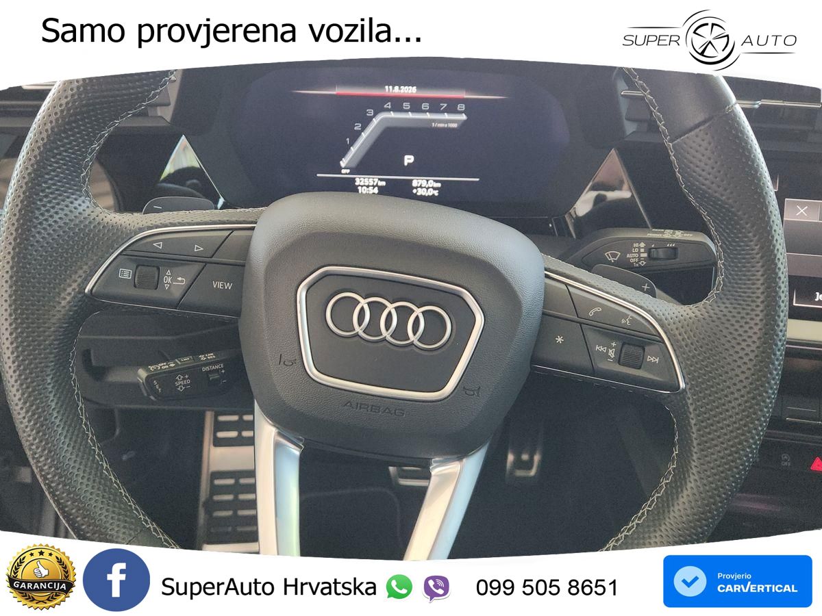 Audi S3 2.0 TFSI (310 KS) quattro S tronic LED+GR SJED+ACC