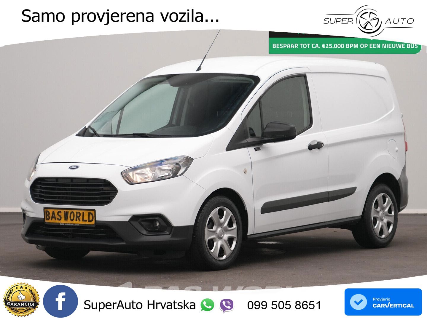 Ford Transit Courier Benzine L1H1 Navi Airco Cruise C 101 KS