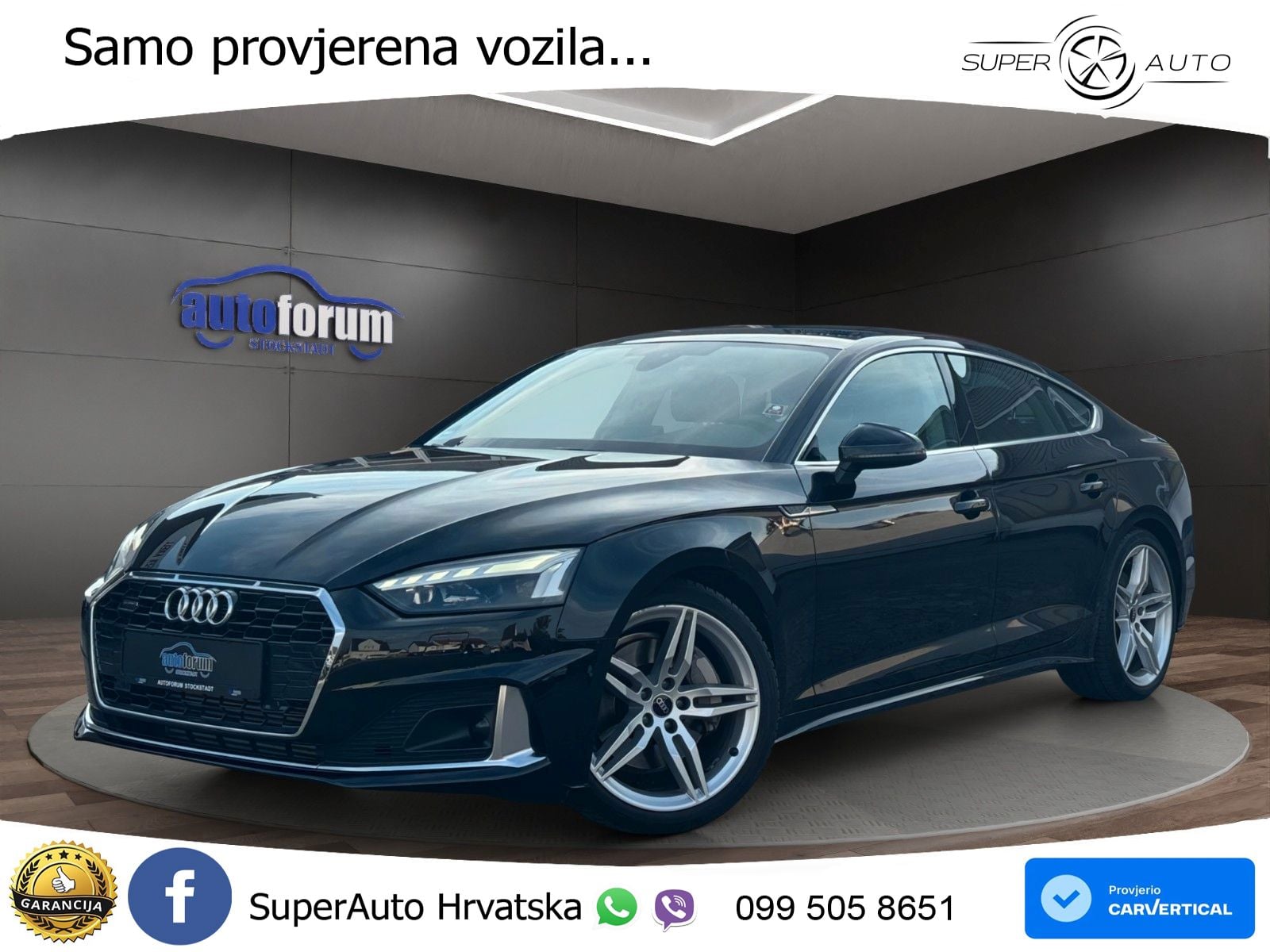 Audi A5 Sportback 45 TFSI (265 KS) quattro S tronic