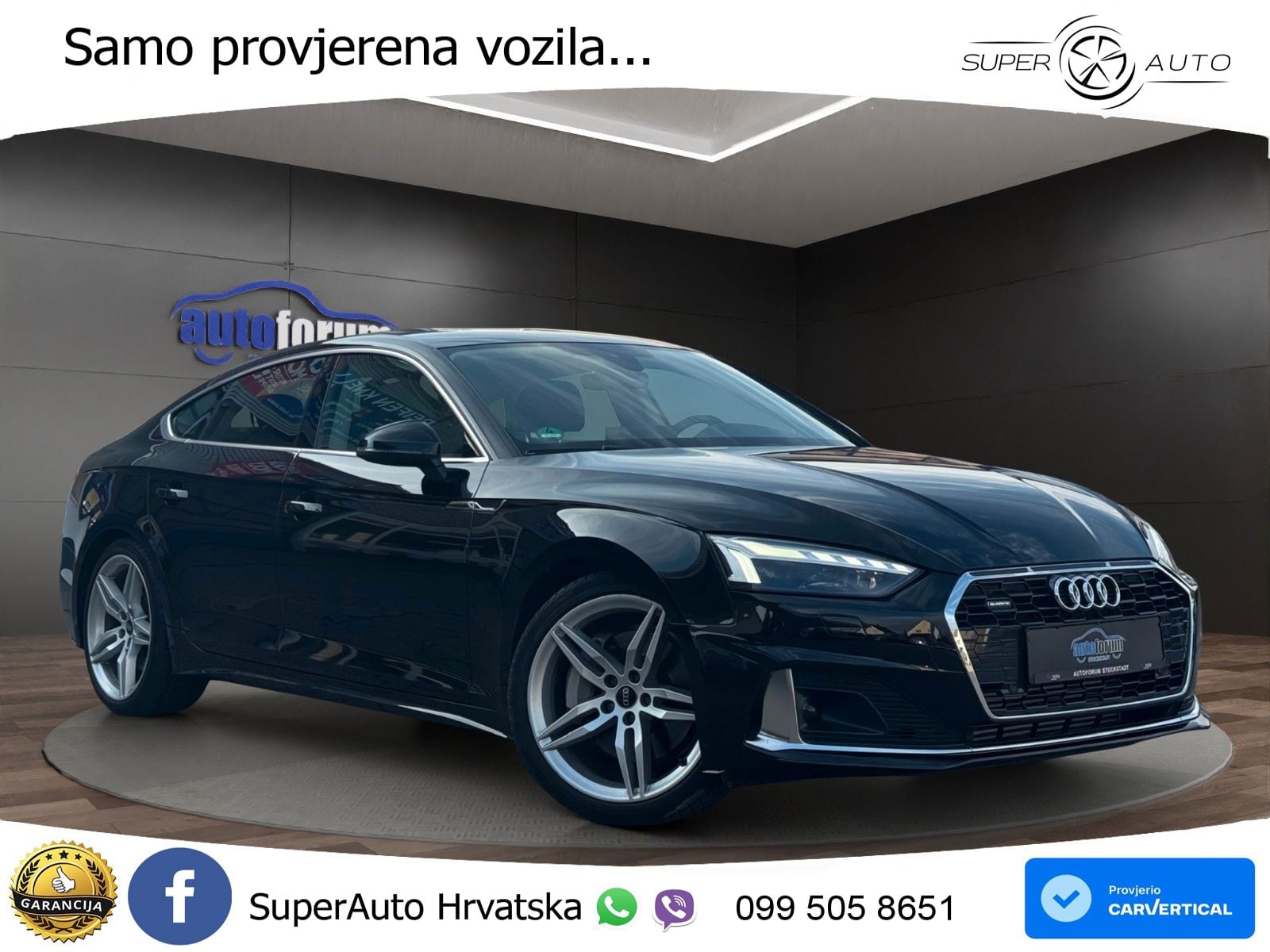 Audi A5 Sportback 45 TFSI (265 KS) quattro S tronic
