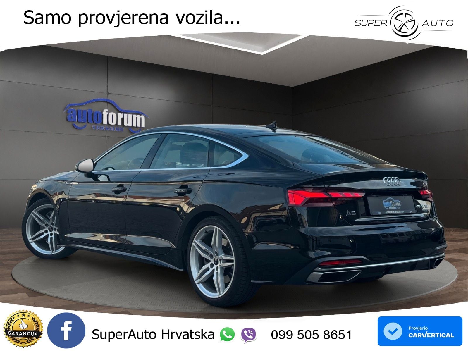 Audi A5 Sportback 45 TFSI (265 KS) quattro S tronic