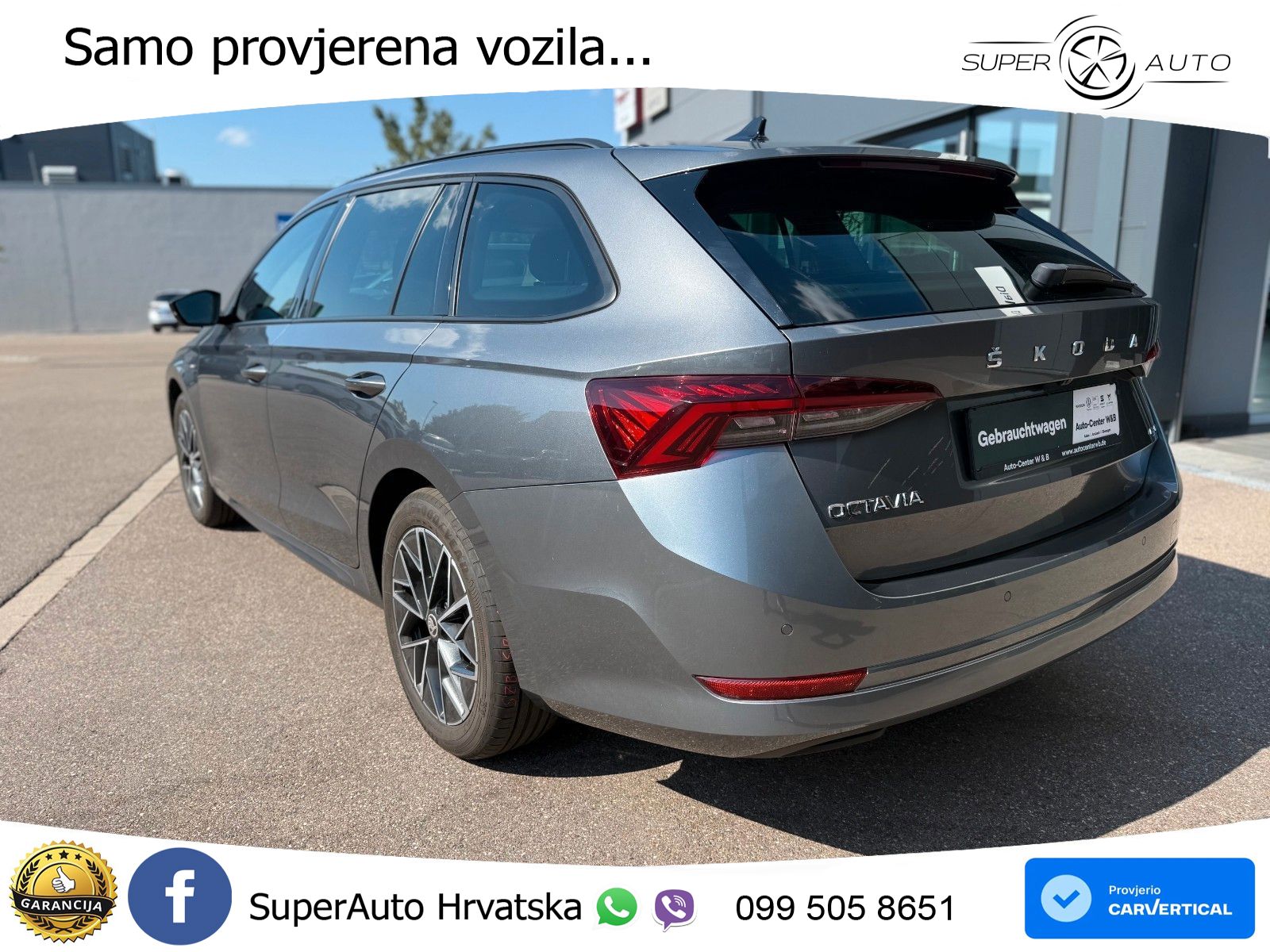 Škoda Octavia Combi 2.0 TDI (150 KS) 4x4 DSG LED+GR SJED+ACC