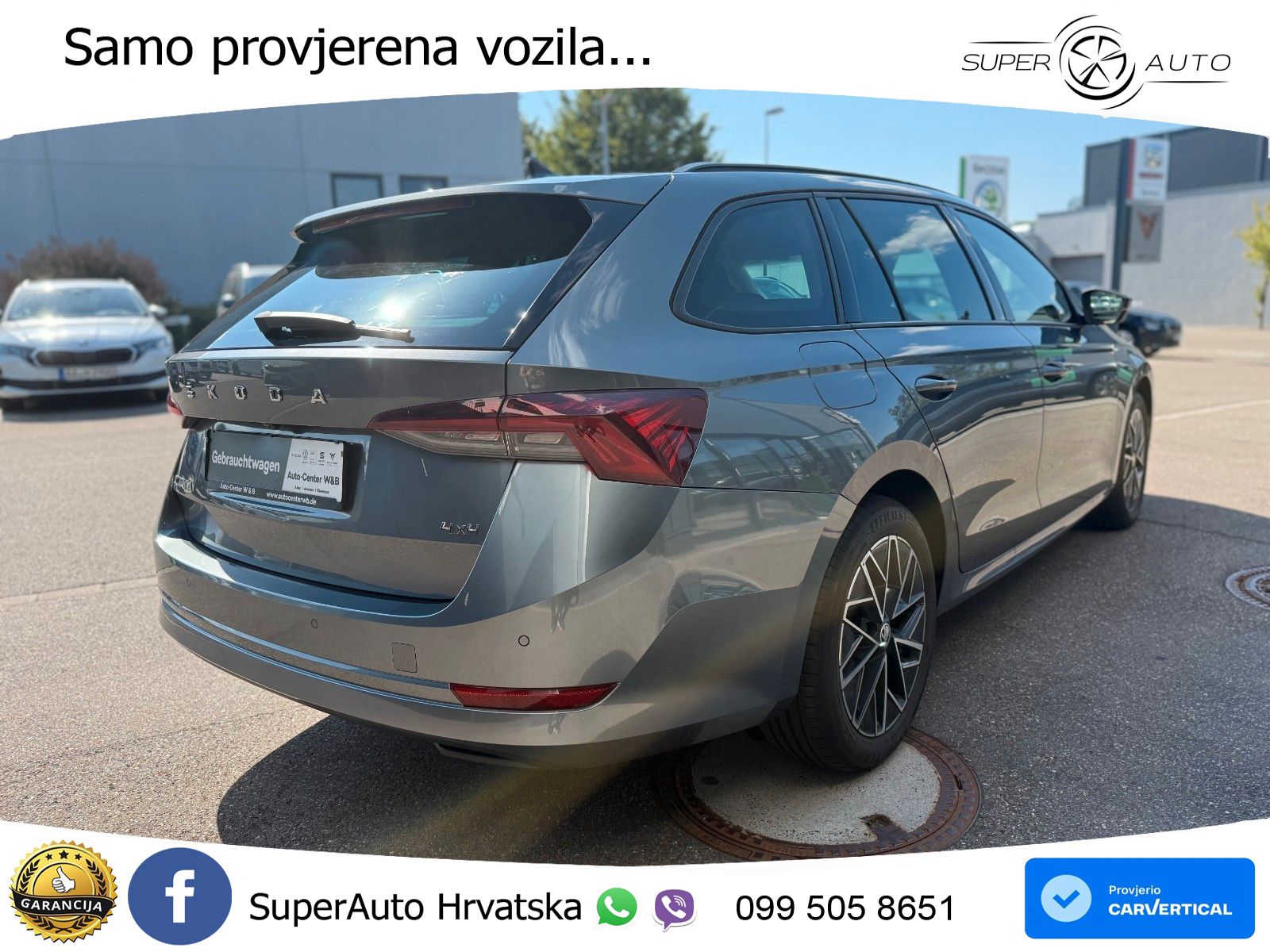 Škoda Octavia Combi 2.0 TDI (150 KS) 4x4 DSG LED+GR SJED+ACC
