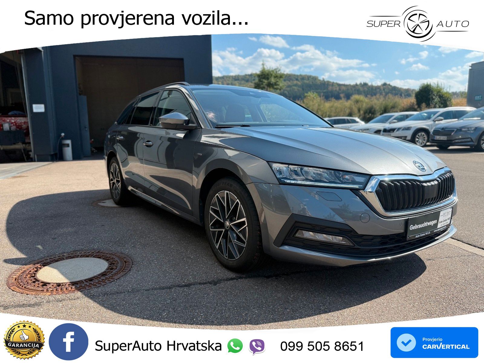 Škoda Octavia Combi 2.0 TDI (150 KS) 4x4 DSG LED+GR SJED+ACC