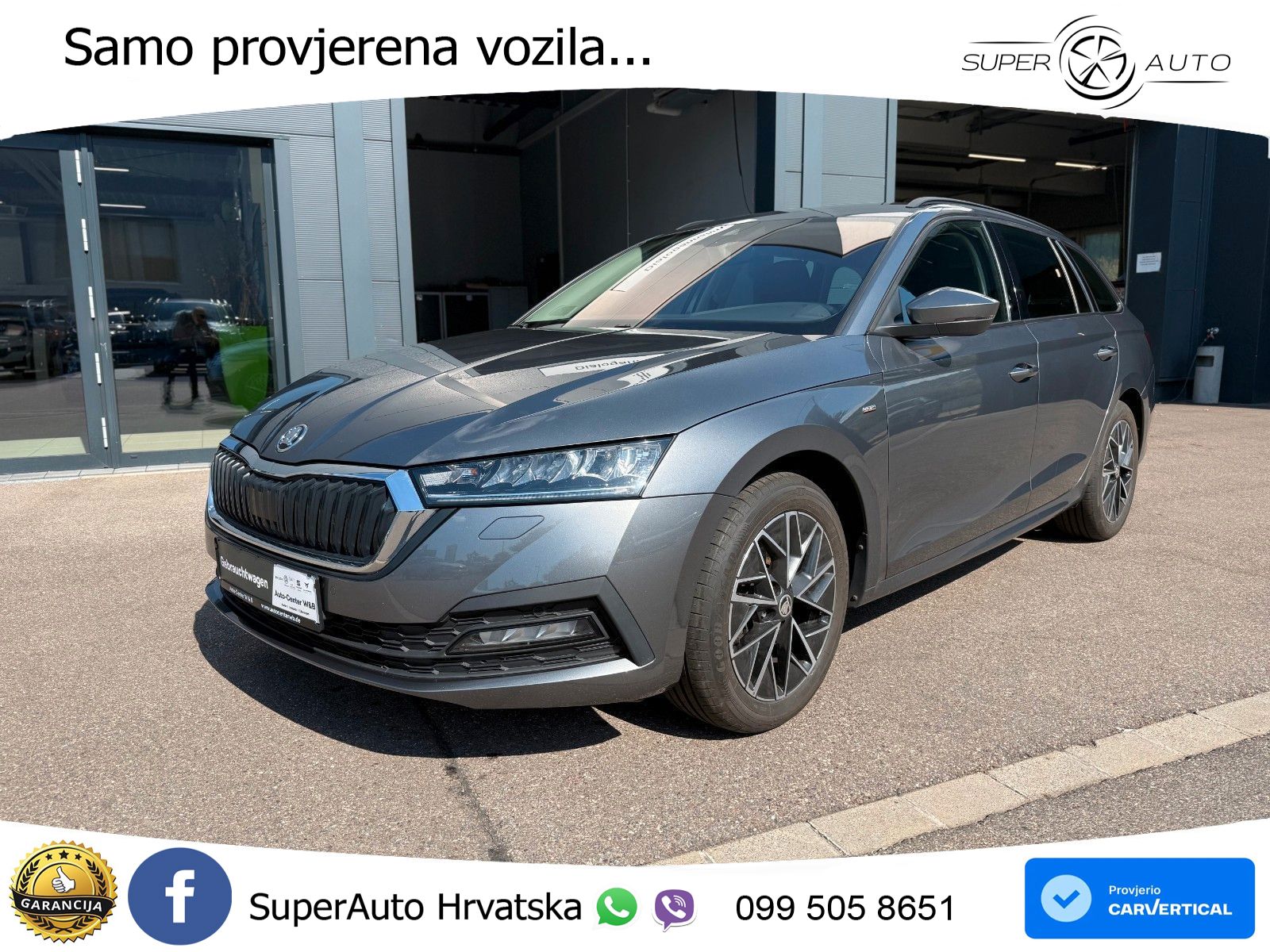 Škoda Octavia Combi 2.0 TDI (150 KS) 4x4 DSG LED+GR SJED+ACC