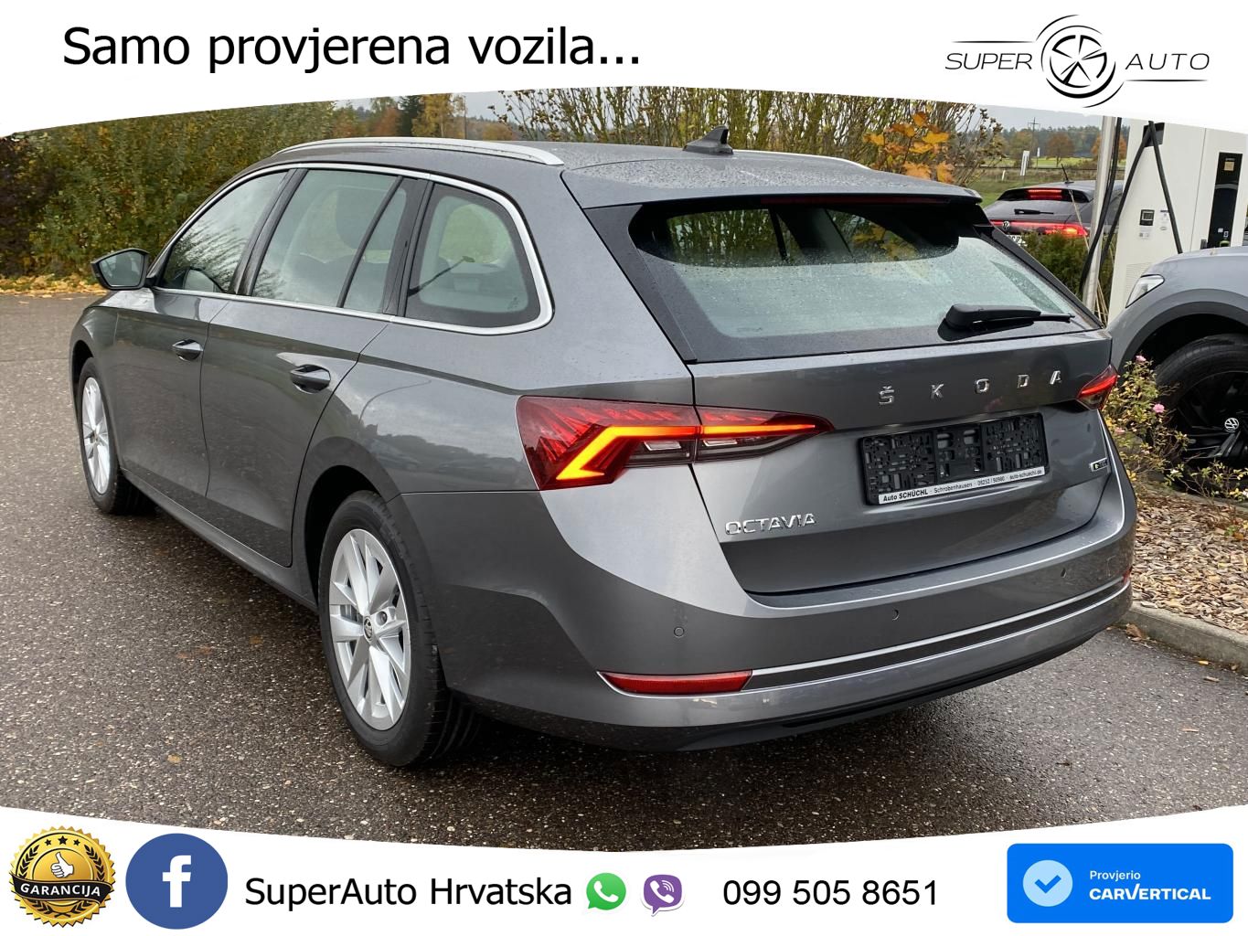 Škoda Octavia Combi 1.5 TSI (150 KS) DSG LED+GR SJED+ACC