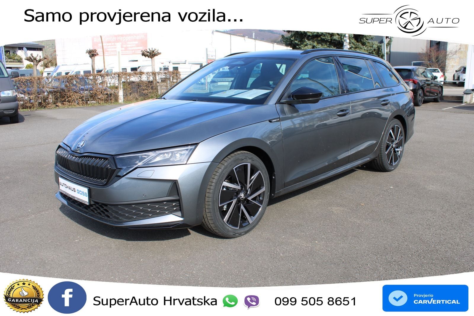 Škoda Octavia Combi 1.5 TSI (150 KS) DSG SportLine LED+GR SJED+ACC